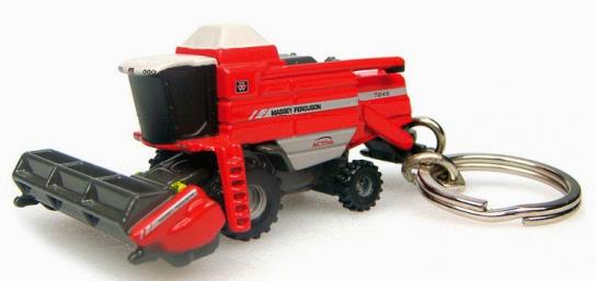 Universal Hobbies Massey Ferguson Activa 7245 Harvester Keyring image