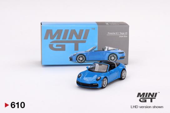 Mini GT 1/64 Porsche 911 Targa 4S Shark Blue image