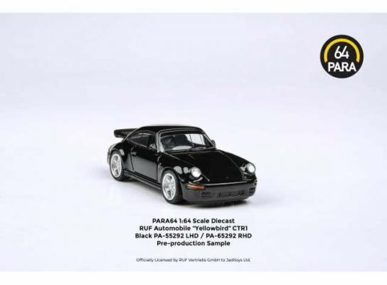Paragon 1/64 Porsche RUF CTR Yellowbird 1987 Black image