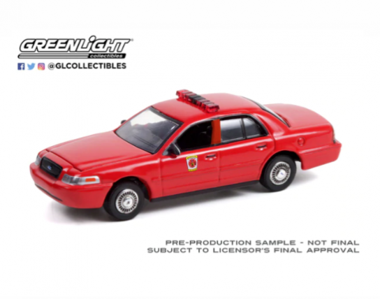 Greenlight 1/64 2001 Ford Crown Victoria Interceptor image