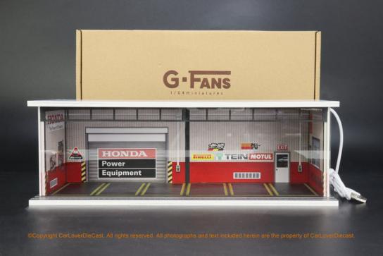 G-Fans 1/64 Honda Garage Showroom with LED Lights image