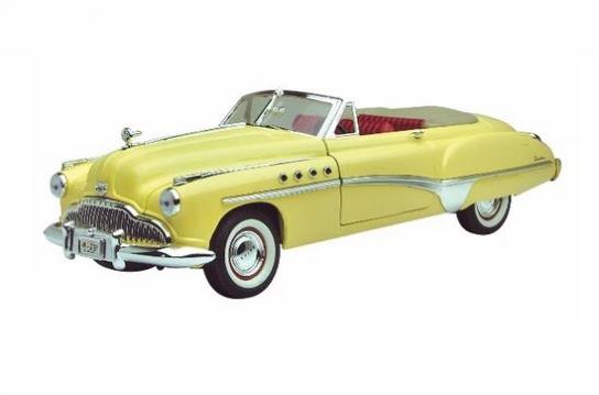 Motormax 1/18 1949 Buick Roadmaster Convertible - Yellow image