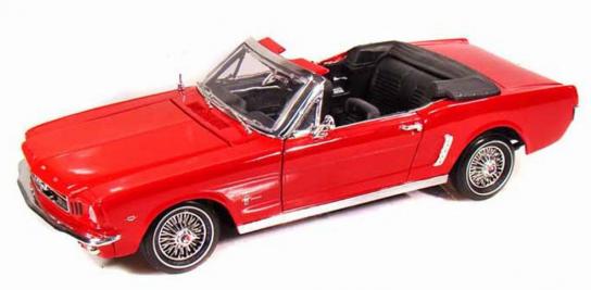 Motormax  1/18 1964 Ford Mustang Convertible Orange image