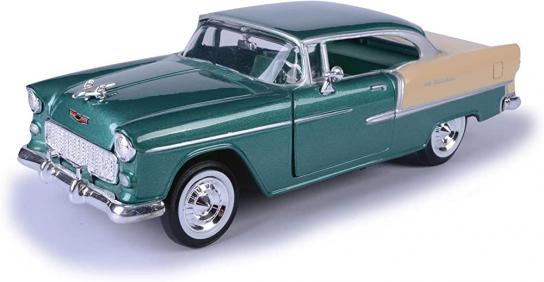 Motormax 1/24 Chev Bel Air 1955 - Green/White image