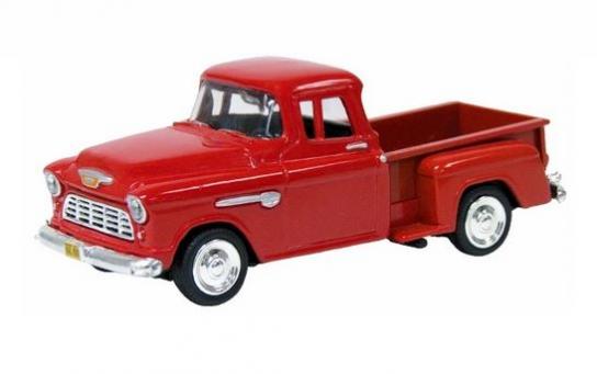 Motormax 1/43 1955 Chevrolet 5100 Stepside - Metallic Copper image