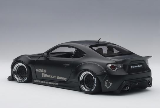 AUTOart 1/18 Toyota GT86 Rocket Bunny Matt Black image