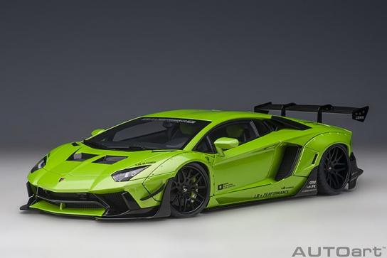 AUTOart 1/18 L-Works Lamborghini Aventador - Green image