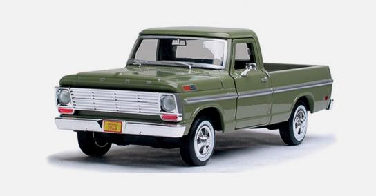 Motormax 1/24 Ford F-100 Pick-Up 1969 **DAMAGED BOX** image