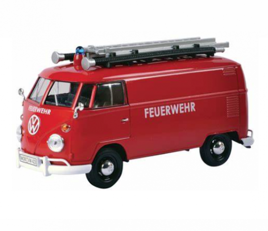 Motormax 1/24 Volkswagen Type 2 (T1) Delivery Van - Fire Truck image