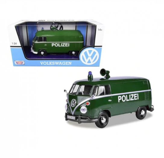 Motormax 1/24 Volkswagen Type 2 (T1) Delivery Van - Polizei image