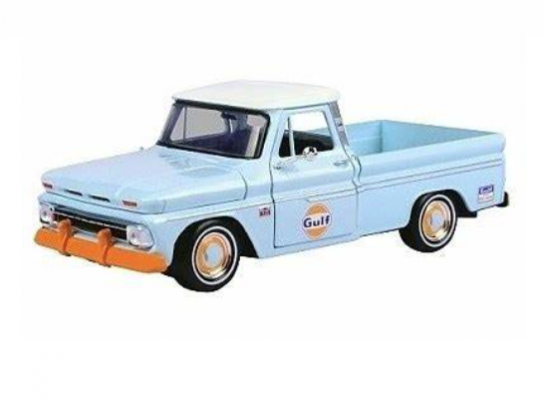 Motormax 1/24 1966 Chevy C10 Fleetside Pickup - Gulf image