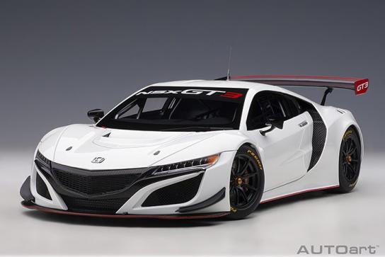 AUTOart 1/18 2018 Honda NSX GT3 - White image