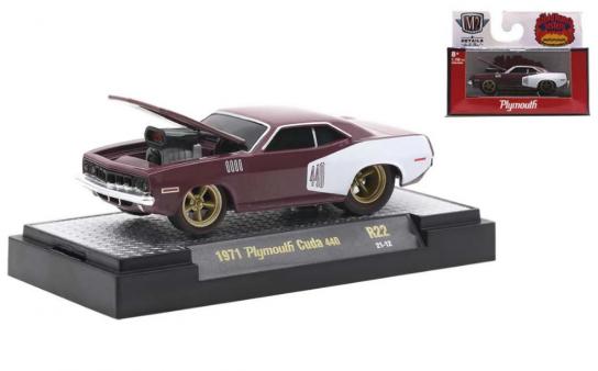 M2 Machines 1/64 1971 Plymouth Cuda 440 image