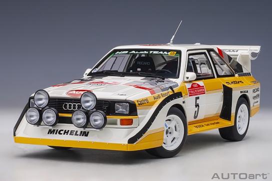 AUTOart 1/18 Audi Quattro #5 S1 Rally San Remo Winner 1985 image