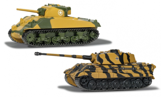 Corgi World of Tanks Sherman / K-Tiger image