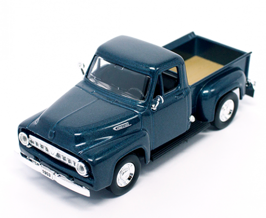 Road Signature 1/43 1953 Ford F-100 Pick Up Dark Blue image