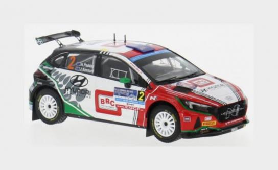 IXO Models 1/43 Hyundai i20 BRC Racing 2023 #2 Hayden Paddon/John Kennard image