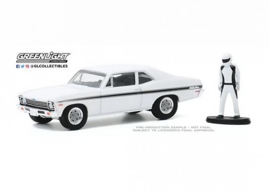Greenlight 1/64 1972 Chevy Rally Nova with Race Driver image
