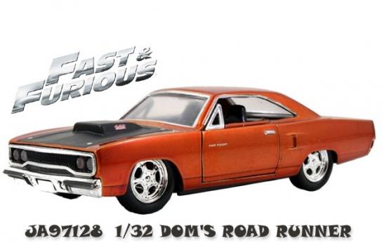 Jada 1/32 Plymouth Road Runner Dom - Fast and Furious image