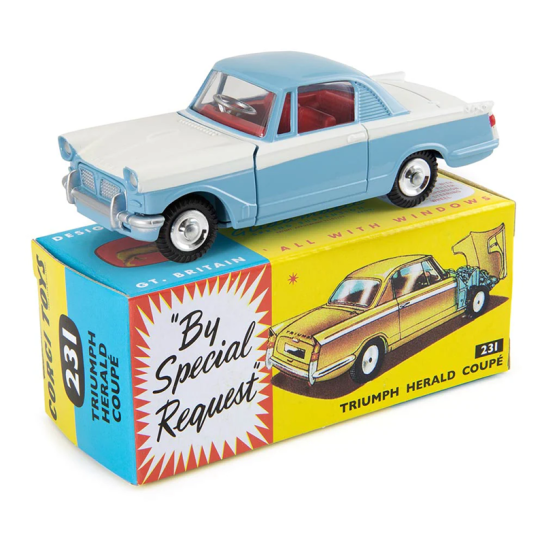 Corgi 1/43 Triumph Herald Coupe #231 image