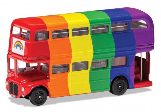 Corgi 1/64 London Bus Rainbow image