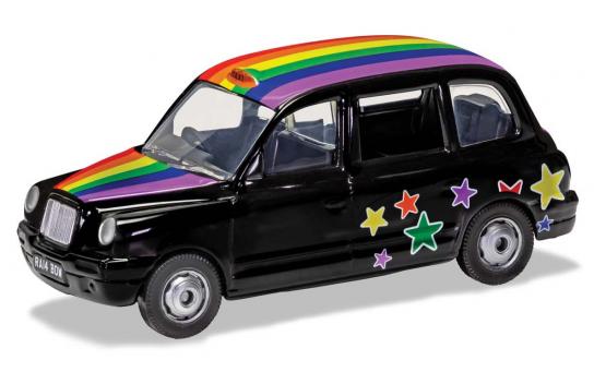 Corgi 1/36 London Taxi Rainbow image