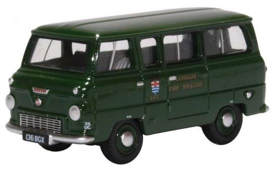 Oxford 1/76 Ford 400E Minibus - London Fire image