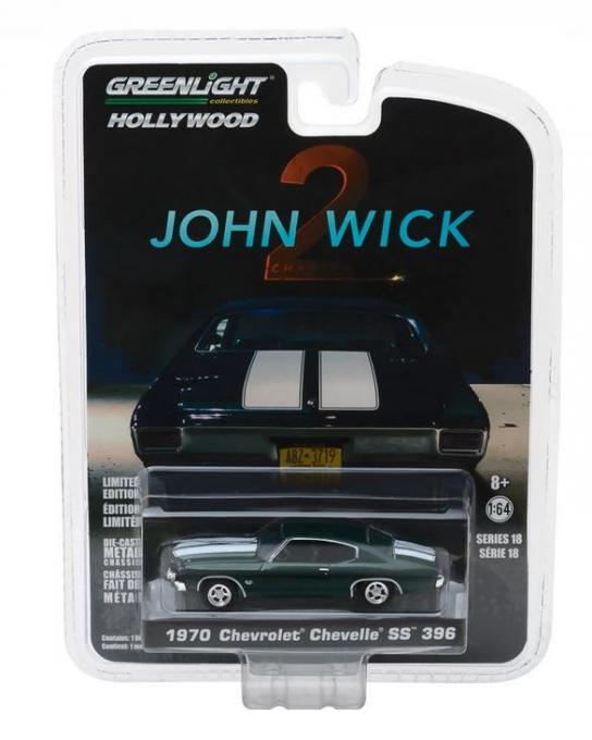 Greenlight 1/64 1970 Chevrolet Chevelle SS 396 - John Wick image