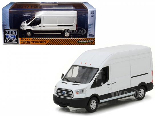 Greenlight 1/43 2017 Ford Transit LWB High Roof White image
