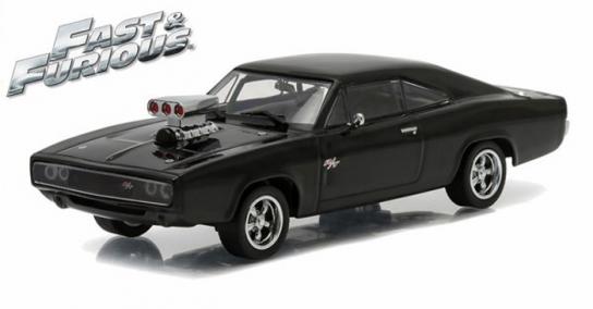 Greenlight 1/43 1970 Dodge Charger (F&F) Black image