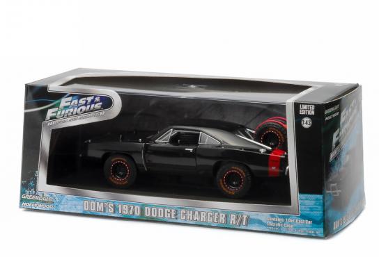 Greenlight 1/43 1970 1970 Dodge Charger R/T - Off Road Black- Off Road image
