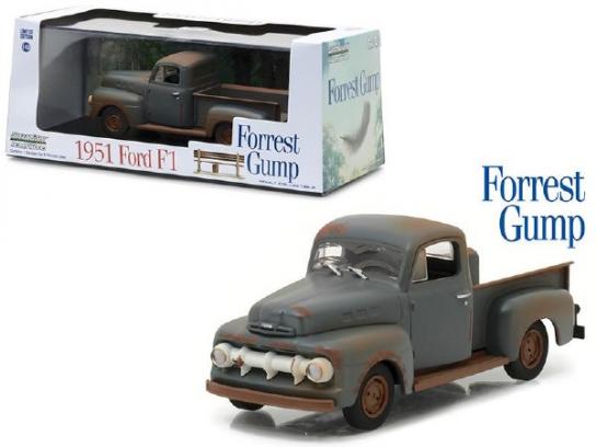 Greenlight 1/43 1951 Ford F-1 Truck- Forrest Gump-1994 Primer Grey image
