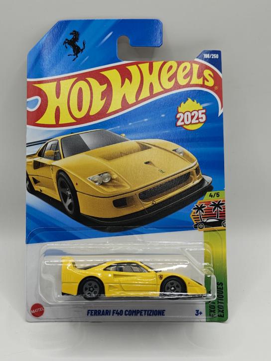 Hot Wheels Ferrari F40 Competizione Yellow image