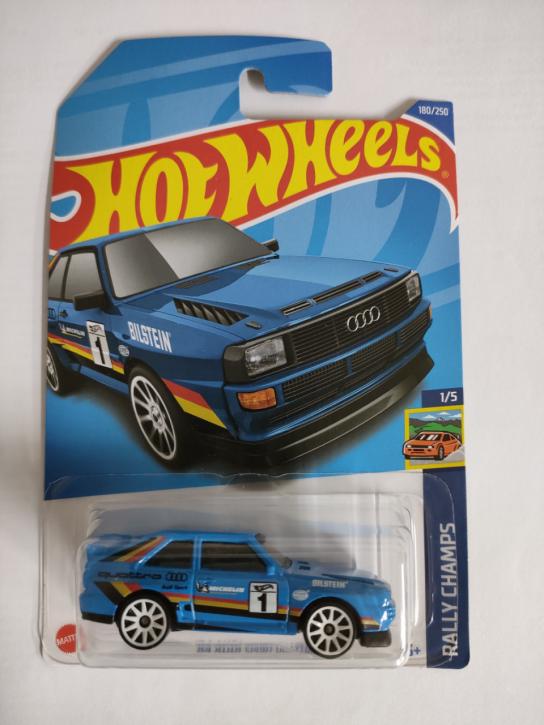 Hot Wheels '84 Audi Sport Quattro Blue image