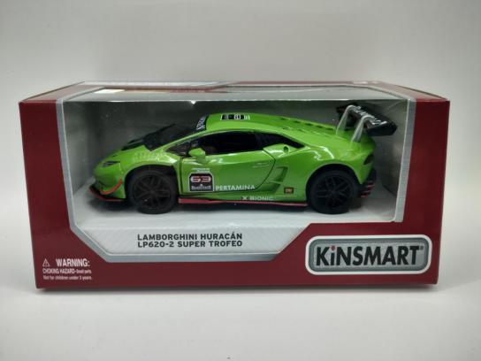 KiNSMART 1/36 Lamborghini Huracan LP 620-2 Super Trofeo Green image