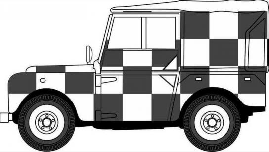 Oxford 1/76 Land Rover Series LL LWB Canvas image