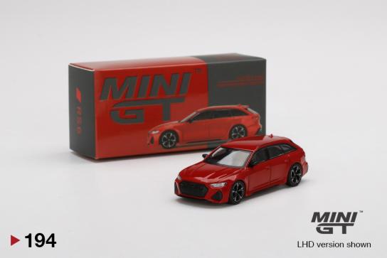 Mini GT 1/64 Audi RS6 Avant Carbon Black Edition image