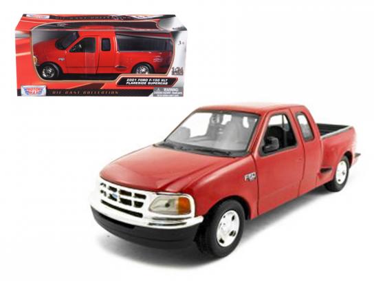 Motormax  1/24 2001 Ford F-150 Flareside Supercab Red  image