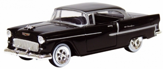 Motormax  1/43 1955 Chevrolet Bel Air Hard Top Black  image