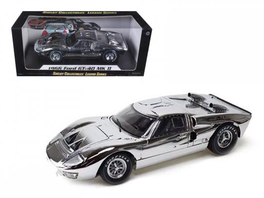 Shelby Collectables 1/18 1966 Ford GT 40 MKII Chrome image