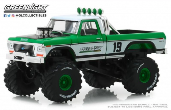 Greenlight 1/43 1974 Ford F-250 Monster Truck #19 image