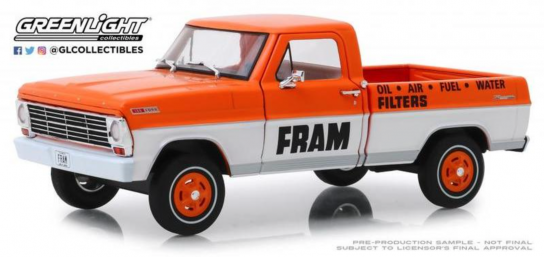 Greenlight 1/24 1967 Ford F-100 - FRAM Filters image