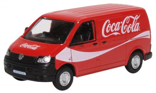 Oxford 1/76 Volkswagen T5 Van Coca Cola image