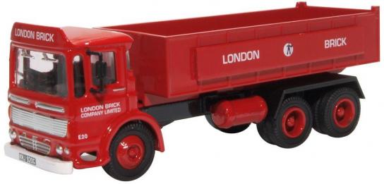 Oxford 1/76 AEC Ergomatic Tipper - London Brick image