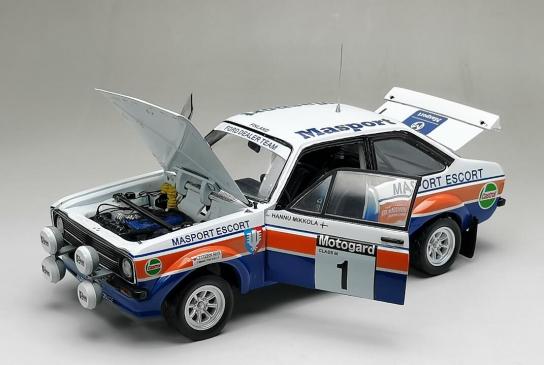 SunStar 1/18 Ford Escort RS1800 #1 Rally of NZ image
