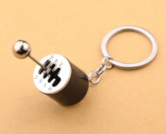 Gear shift keyring on sale