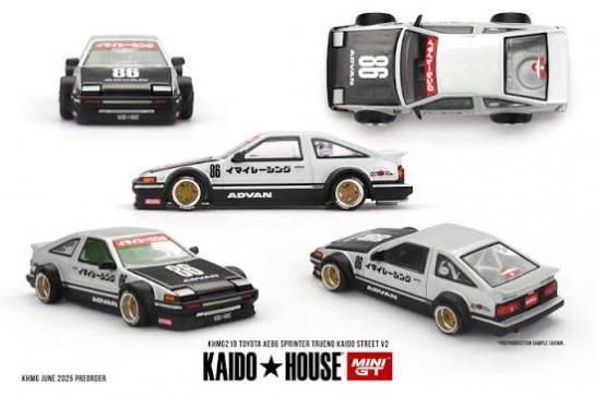 Mini GT 1/64 Toyota AE86 Trueno Sprinter Kaido Street V1 image