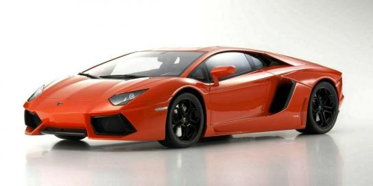 Kyosho 1/12 Lamborghini Aventador - Orange (Resin Sealed Body) image