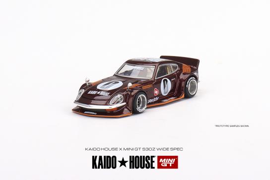 Mini GT 1/64 Datsun Fairlady Z Kaido House Dark Red image