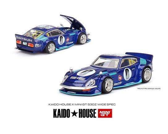 Mini GT 1/64 Datsun Fairlady Z Kaido House Blue image
